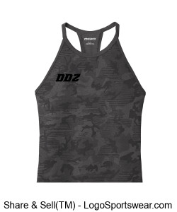DDZ Ladies Black Pulse Phantom Camo shirt Design Zoom