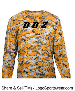 DDZ Gold Camo Shirt Design Zoom