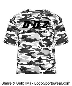 drivendailyzs custom white/black camo shirt Design Zoom
